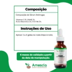 Sérum Facial Antirrugas Vitamina C e Ácido Hialurônico – Firmeza e Hidratação – 30ml